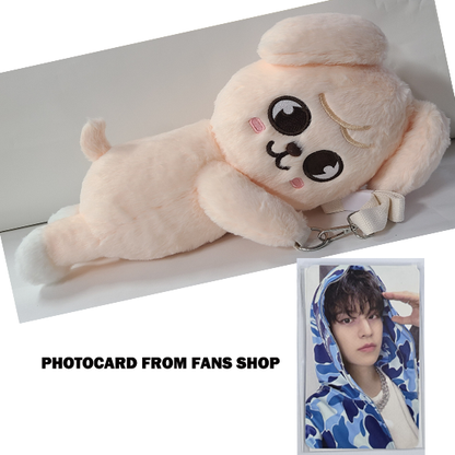 Stray Kids SKZOO Plush Bag celebrATE ( with Photocard from FANS)