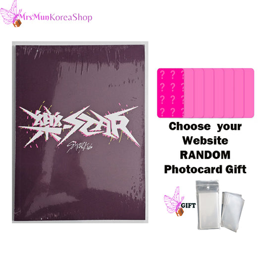 Stray Kids Mini Album ROCK-STAR (LIMITED STAR VER.) with RANDOM Website POB PC