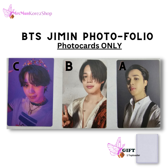 BTS JIMIN Photo-folio Photocards ONLY