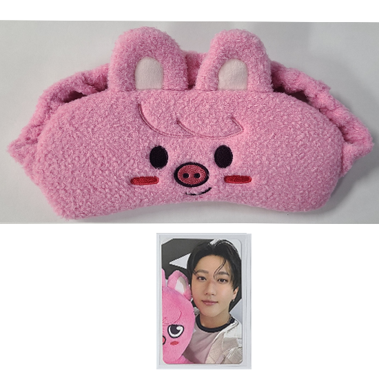 Stray Kids Skzoo Sleep Mask - celebrATE ( with Photocard from Pop Up)