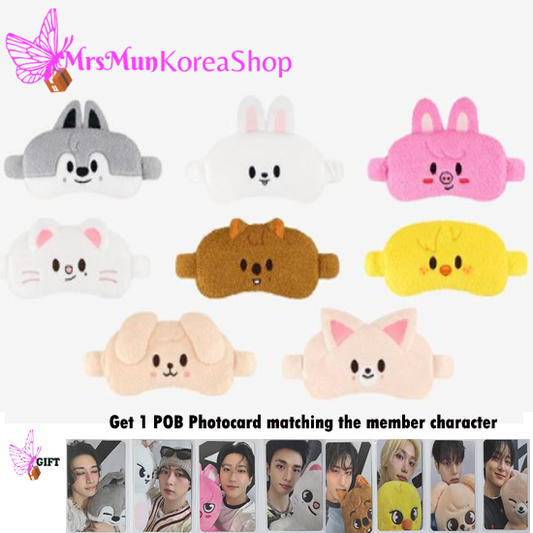 Stray Kids Skzoo Sleep Mask - celebrATE ( with Photocard from Pop Up)