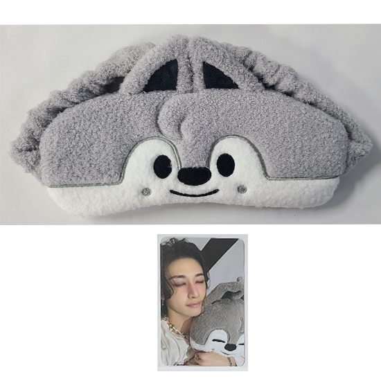 Stray Kids Skzoo Sleep Mask - celebrATE ( with Photocard from Pop Up)
