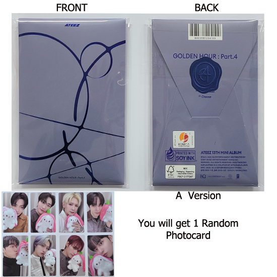 Ateez GOLDEN HOUR Part 4 PocaAlbum
