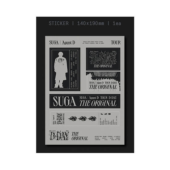 BTS Suga Agust D Tour 'D-day' The Original Digital Code BTS Suga Agust D Tour 'D-day' The Original Digital Code