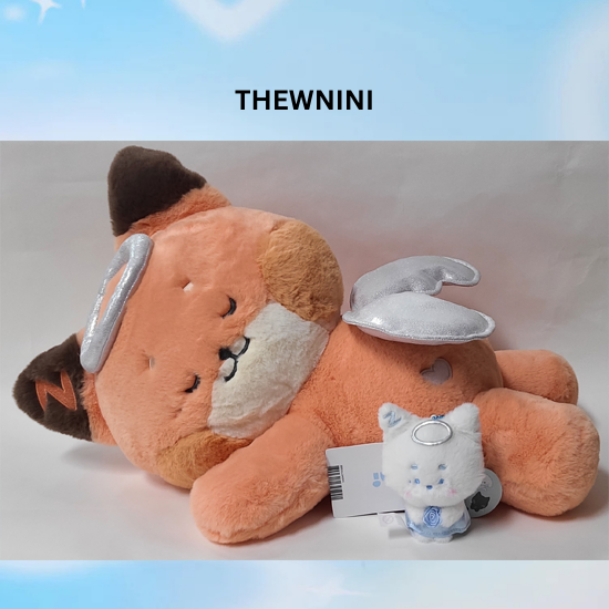 Zerobaseone Zeroni Angel Big Lying Plush with Keyring SET