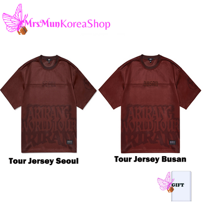 BTS Arirang Red Tour Jersey ( Seoul or Busan )