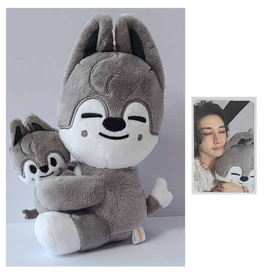 Stray Kids Skzoo Magnet Plush Set  - celebrATE ( Photocard from Pop Up)