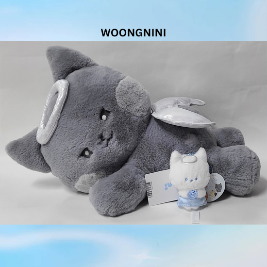 Zerobaseone Zeroni Angel Big Lying Plush with Keyring SET Zerobaseone Zeroni Angel Big Lying Plush with Keyring SET