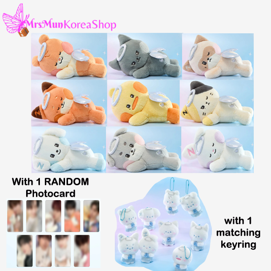 Zerobaseone Zeroni Angel Big Lying Plush with Keyring SET