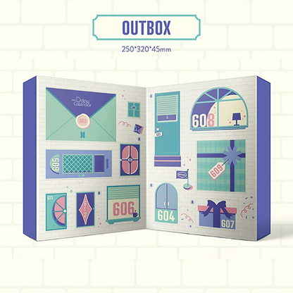 BTS FESTA D-DAY CALENDAR : Celebration of The 8th Anniversary (NO WELCOME KIT)