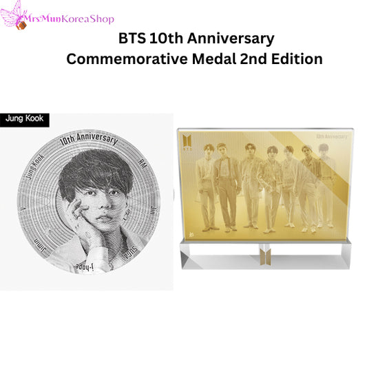 BTS 10th Anniversary Commemorative Medal 2nd Edition