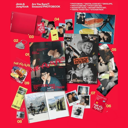 BTS Jimin x Jung Kook <Are You Sure?! Season2> PHOTOBOOK