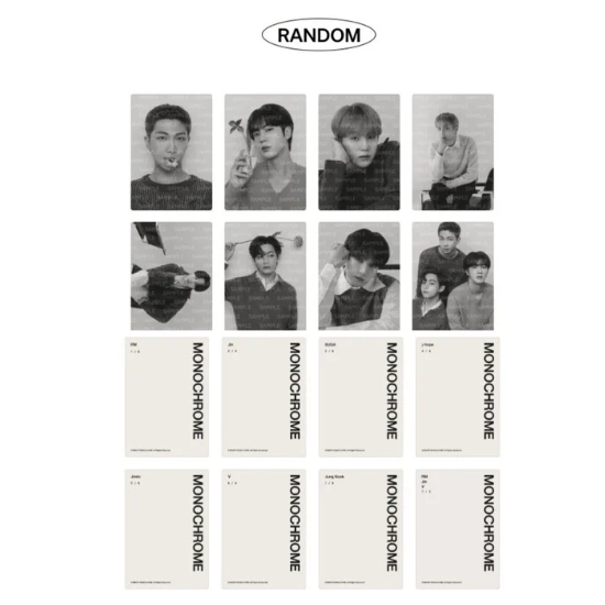BTS Monochrome Mini Photocard – MrsMunKorea Shop BTS Monochrome Mini Photocard – MrsMunKorea Shop