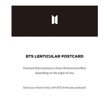 BTS Lenticular Postcard Ver 3 (You Never Walk Alone)