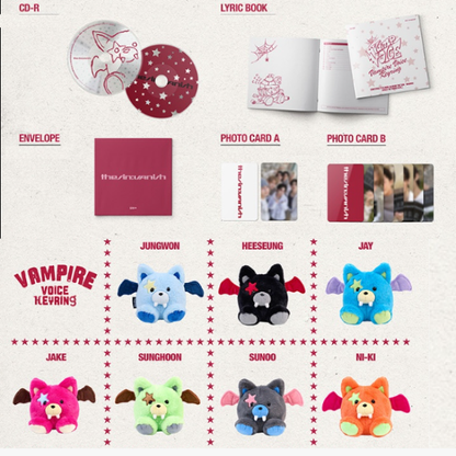 Enhypen The Sin : Vanish ( Voice Keyring Ver. ) RANDOM