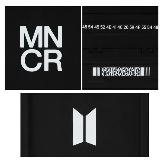 BTS Monochrome Storage Box – MrsMunKorea Shop BTS Monochrome Storage Box – MrsMunKorea Shop