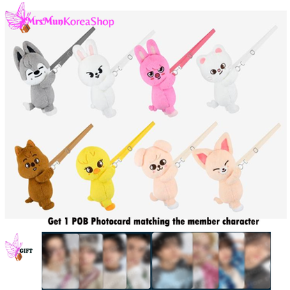 Stray Kids SKZOO Plush Bag celebrATE ( with Photocard from Online) PRE-ORDER