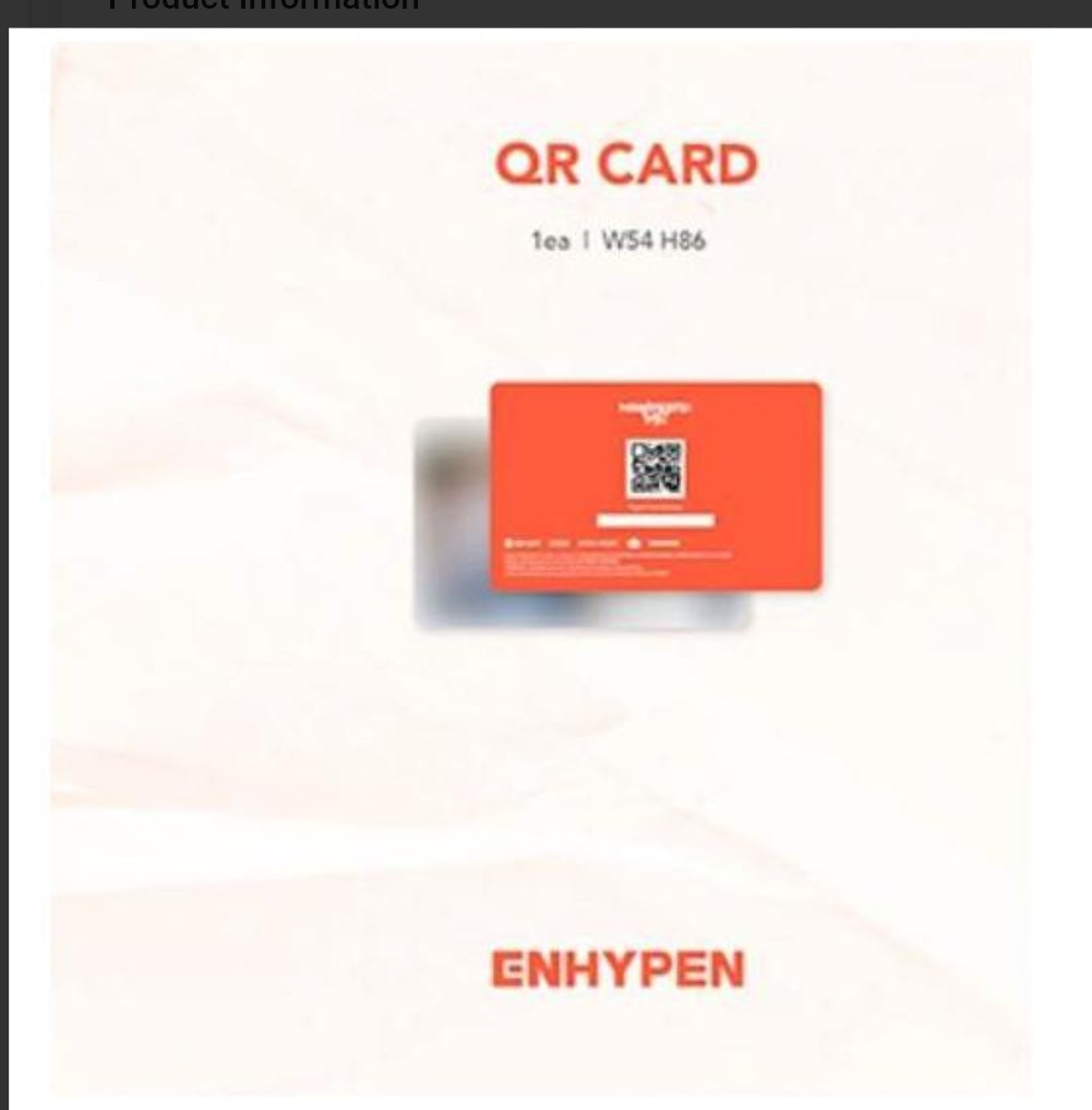 Enhypen MANIFESTO : DAY 1 (Weverse Albums ver.) With Random LD Photocards