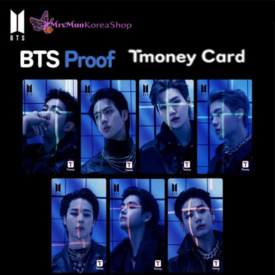 BTS PROOF Tmoney Cards